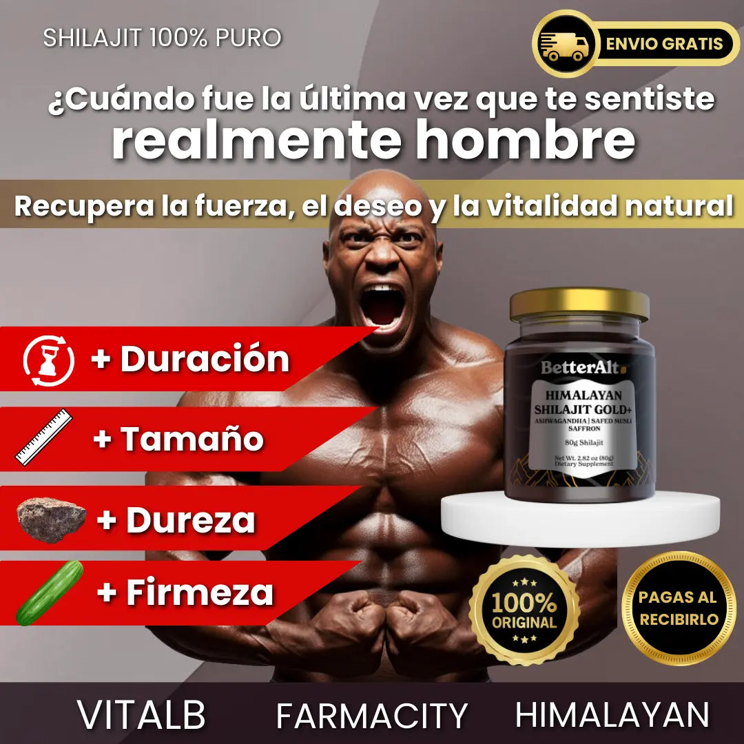 SHILAJIT GOLD: El secreto milenario para elevar tu Testosterona y potenciar tu poder Sexual